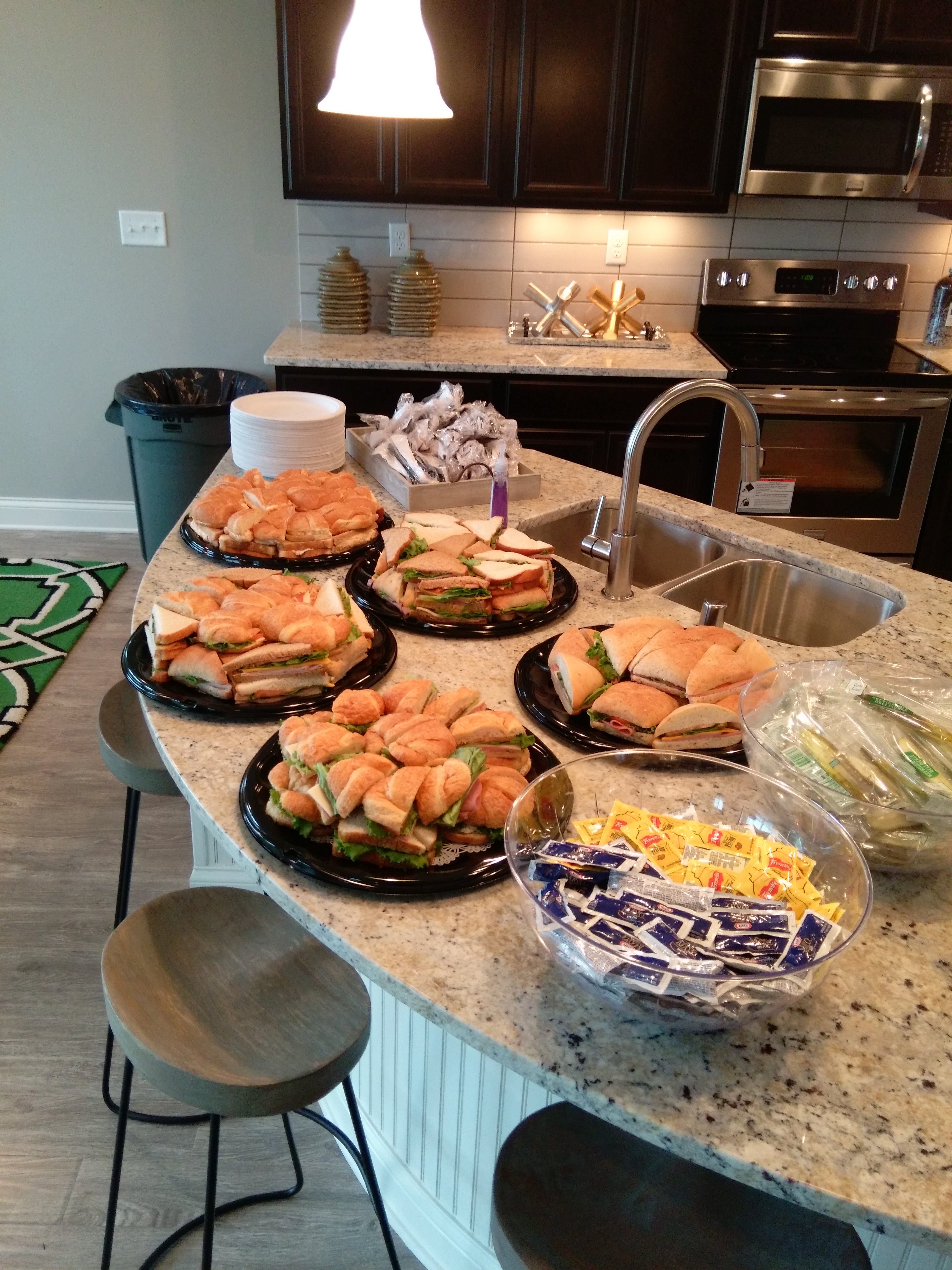 Look at at spread! Catering by Miss Stephanie's in Georgetown!