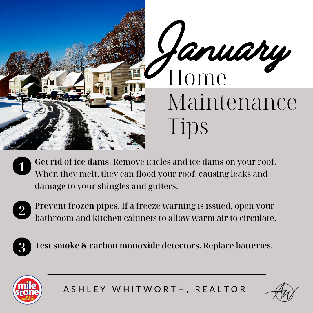 January 2021 Home Maintenance Tips
