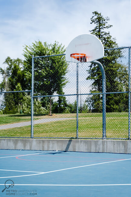 Hazelgrove Park Basketball Court in Clayton, Surrey, in British Columbia
