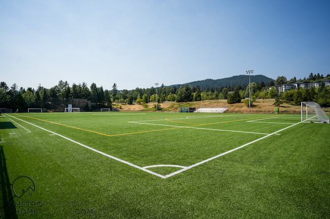 Lafarge Field in Coquitlam, British Columbia